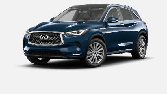 2023 QX50 LUXE AWD in Hermosa Blue
