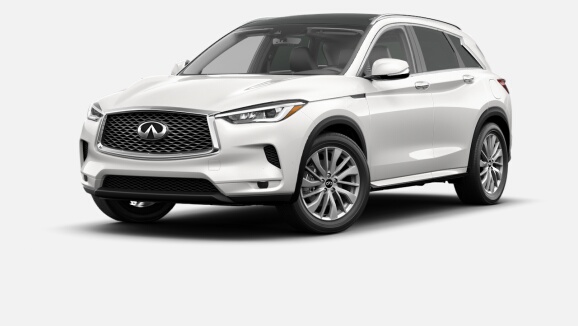 2023 QX50 LUXE AWD in Lunar White