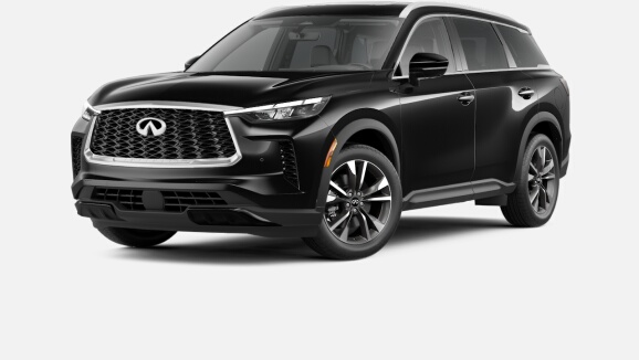 2023 QX60 LUXE in Mineral Black