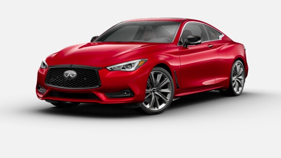 2022 Q60 RED SPORT 400 in Dynamic Sunstone Red **Exclusive Paint Option