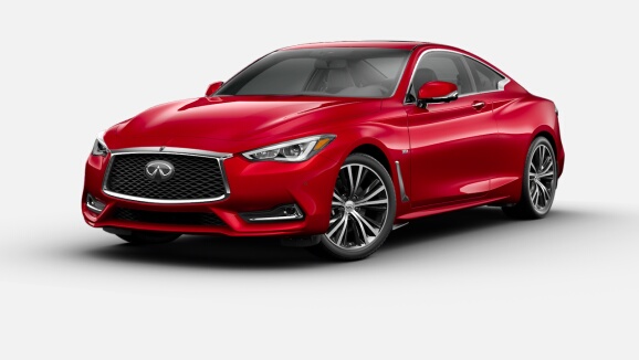 2022 Q60 LUXE in Dynamic Sunstone Red
