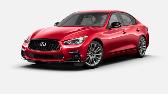 2022 Q50 RED SPORT 400 AWD in Dynamic Sunstone Red
