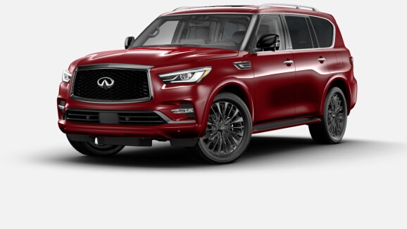 2023 QX80 PREMIUM SELECT in Coulis Red