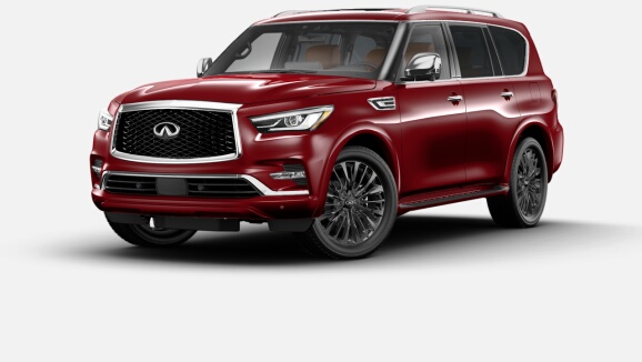 2022 QX80 SENSORY in Coulis Red