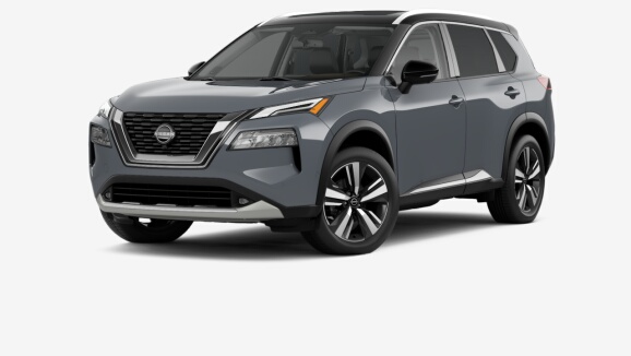2022 Rogue Platinum Intelligent AWD  in Two-tone Boulder Gray Pearl / Super Black