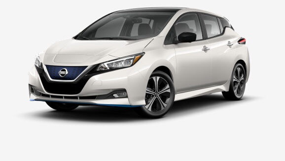 2022 Nissan LEAF SV PLUS 62 kWh in Pearl White TriCoat