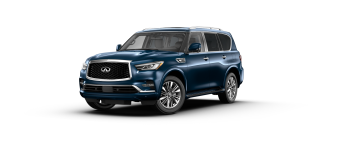 2024 QX80 LUXE 4WD in Hermosa Blue