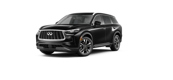 2024 QX60 LUXE in Mineral Black