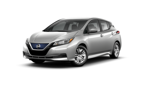 2024 Nissan LEAF S 40 kWh lithium-ion battery in Brilliant Silver Metallic