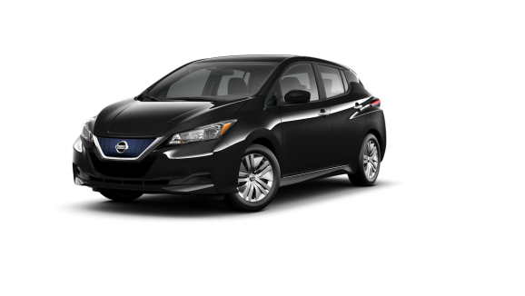 2024 Nissan LEAF S 40 kWh lithium-ion battery in Super Black
