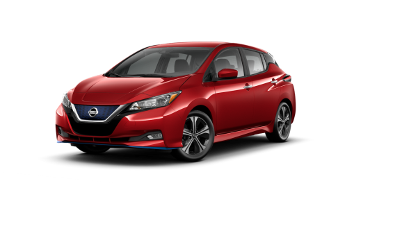 2024 Nissan LEAF SV PLUS 60 kWh lithium-ion battery in Scarlet Ember Tintcoat