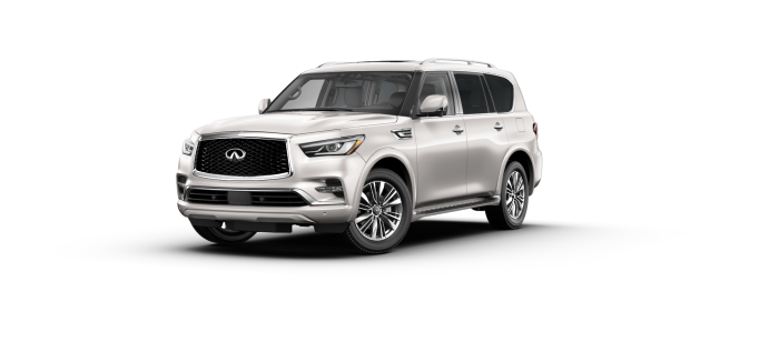 2024 QX80 LUXE 4WD in Moonstone White