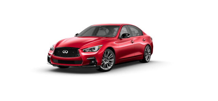 2023 Q50 RED SPORT 400 in Dynamic Sunstone Red