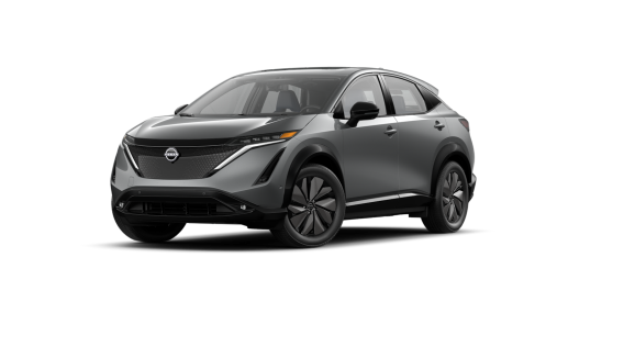 2024 Nissan ARIYA PLATINUM+ e-4ORCE™ AWD Estimated Range: Up to 267 Miles in Boulder Gray Pearl