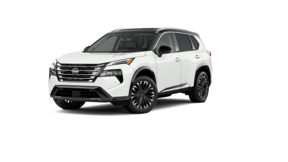 2024 Rogue Platinum Intelligent AWD  in Two-tone Everest White TriCoat / Super Black