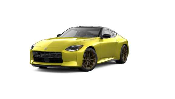 2023 Nissan Z Proto Spec Transmisión automática de 9 velocidades in Dos tonos Ikazuchi Yellow TriCoat / Super Black