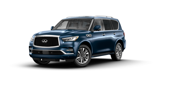 2023 QX80 LUXE in Hermosa Blue
