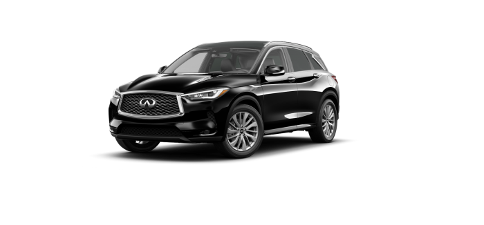 2023 QX50 LUXE AWD in Black Obsidian