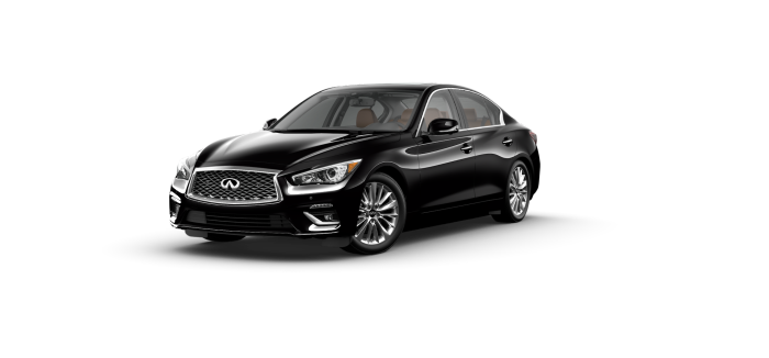 2024 Q50 LUXE AWD in Black Obsidian