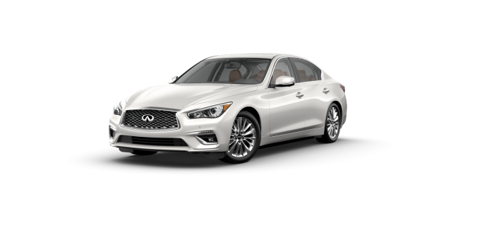 2024 Q50 LUXE AWD in Majestic White