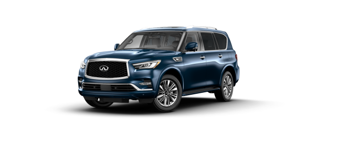 2024 QX80 LUXE 4WD in Hermosa Blue
