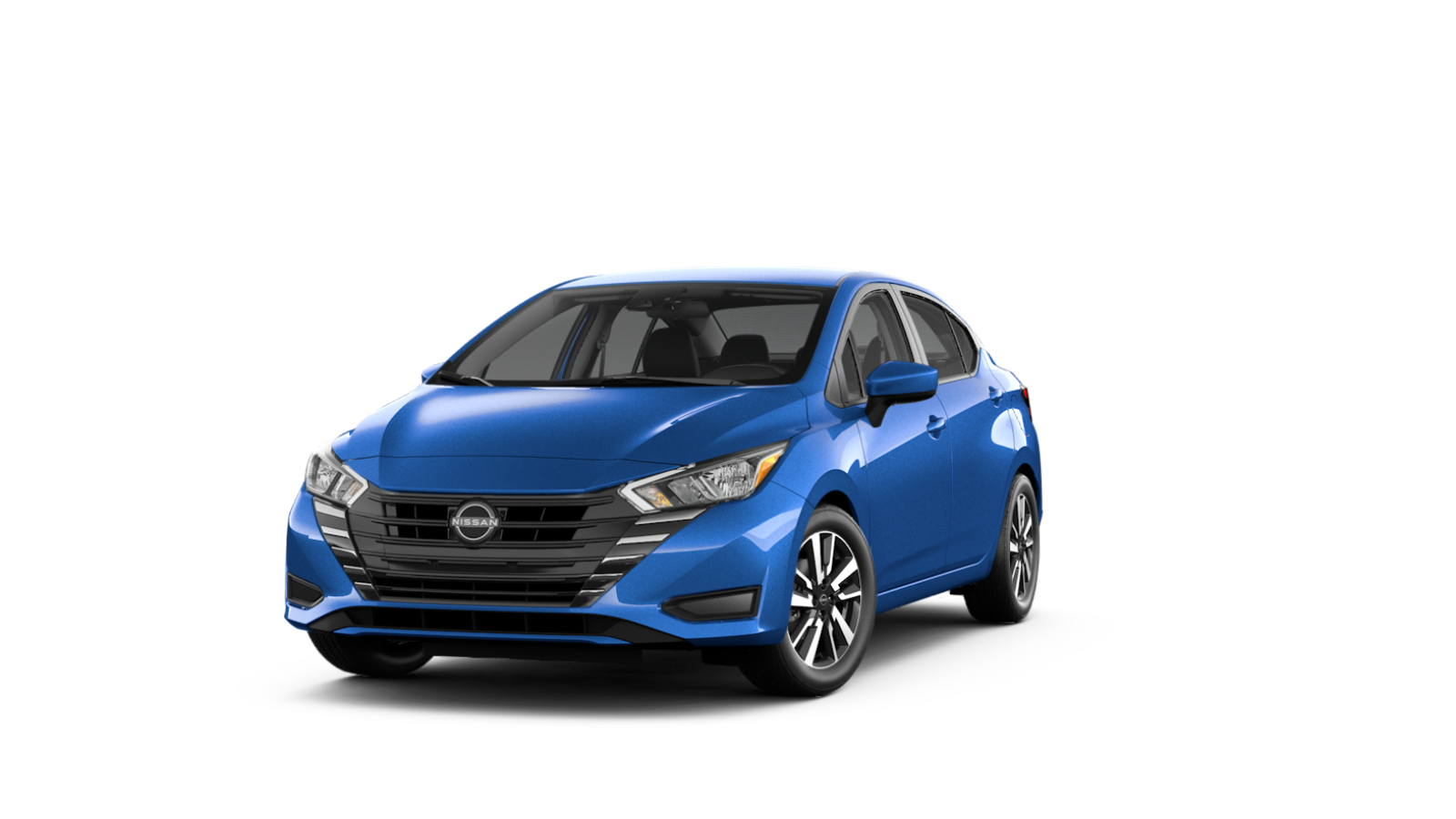 nissan versa two-tone electric blue metallic / super black